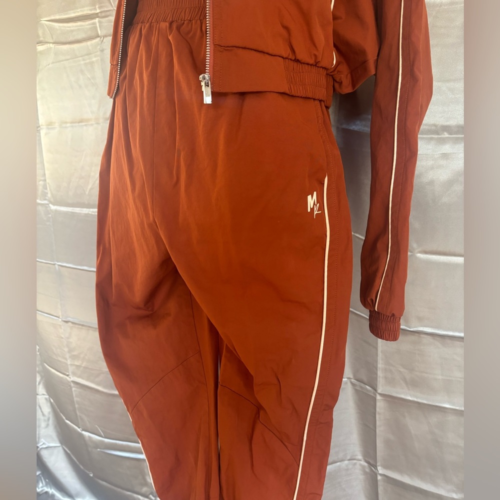 HOUSE OF CB sister brand MISTRESS ROCKS Brown  Rust Tracksuit sporty chic - Picture 3 of 7